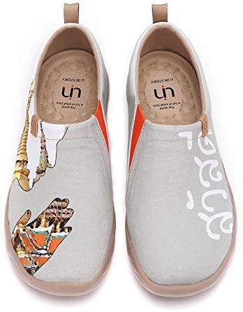 UIN Men's Women's Casual Walking Travel Shoes Slip On Canvas Loafers Lightweight Comfort