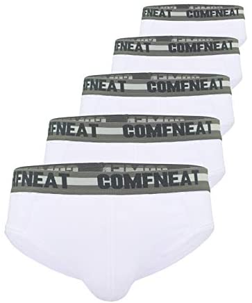 Men's 5-Pack Briefs Cotton Spandex Stretchy Ultra Soft Comfy Underwear