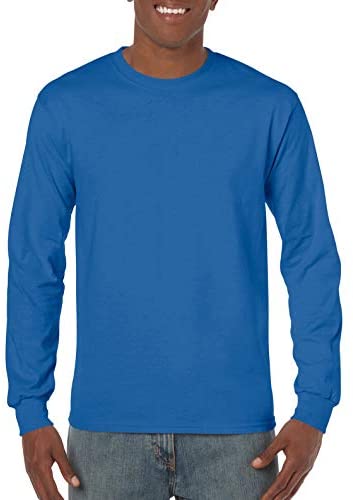 Gildan Heavy Cotton 100% Cotton Long Sleeve T-Shirt.