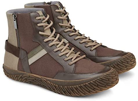 Hybrid Green Label Men's Nomad High Top Athletic Casual Tennis Hiking Walking Working Shoes, Sneakers, and Boots