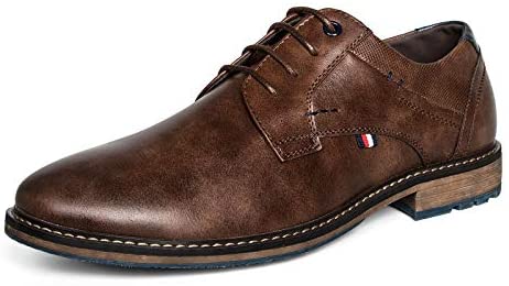 mysoft Men's Oxford Dress Shoes Formal Classic Lace Up Shoes
