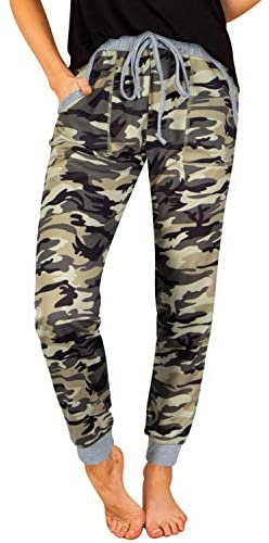 Womens Joggers Sweatpants Drawstrings High Waisted Yoga Jogger Pants