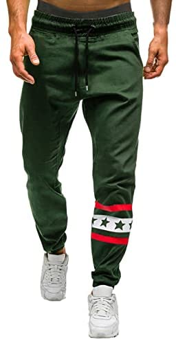 Cot-Oath Mens Casual Joggers Pants Workout - Cargo Pants Slim Fit Gym Trouser for Men Fashion Track Sweatpants