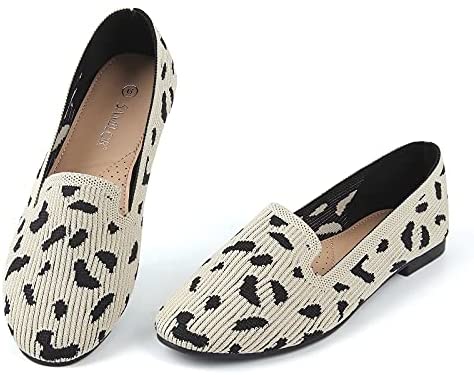 Samilor Loafers for Women Breathable Mesh Flats Shoes Women Slip On Round Toe Loafers for Women Comfortable Low Wedge Casual Shoes