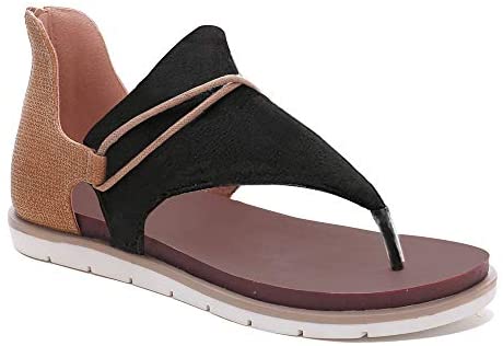 Tale Women's Flat Gladiator Sandals Lace Up Snake Print Beach Shoes