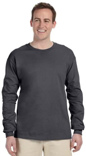 Gildan Men's Ultra Long Sleeve Rib-Knit Cuffs T-Shirt