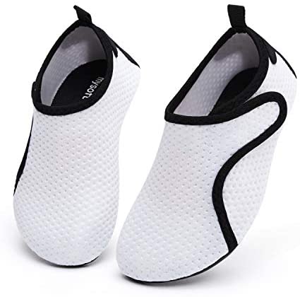 mysoft Kids Water Shoes Quick Dry Non-Slip Toddler Water Skin Barefoot Sports Swimming Beach Pool Shoes for Boys & Girls