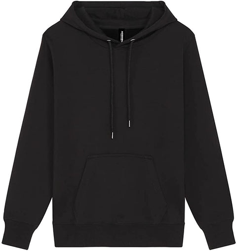 Men's Fleece Ultimate Pullover Hoodies - Heavyweight Cotton Plain Hooded Sweatshirt Blank Essentials Hoodie for Men