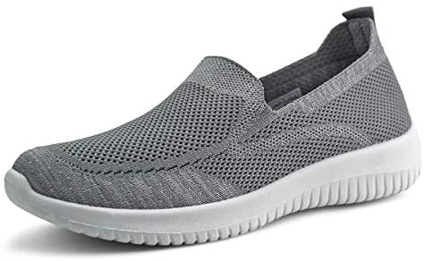 Women Slip On Knit Loafers Comfortable Casual Walking Shoes