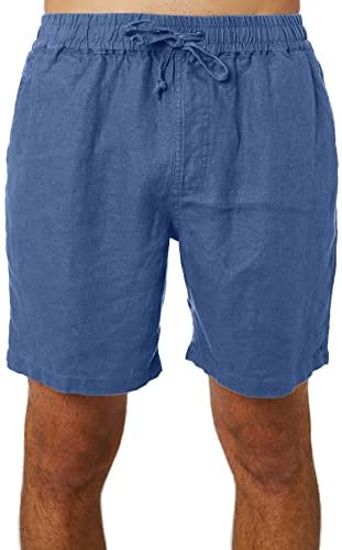 Mens Casual Linen Shorts