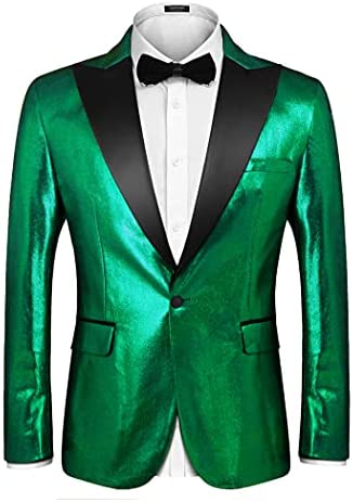 Men’s Fashion Suit Jacket Blazer Weddings Prom Party Dinner Tuxedo