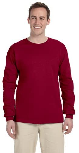 Gildan Men's Ultra Long Sleeve Rib-Knit Cuffs T-Shirt