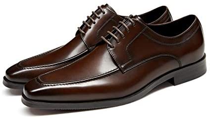 GIFENNSE Men's Dress Shoes Genuine Leather Classic Oxford Formal Men Shoes