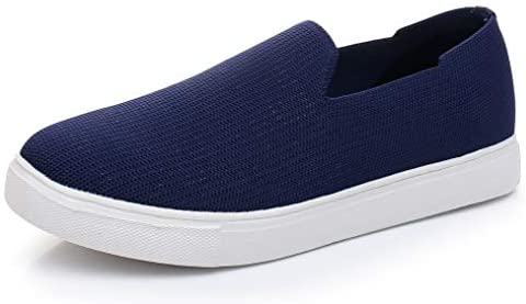 VenusCelia Women's Clouds Knit Slip-On Shoes