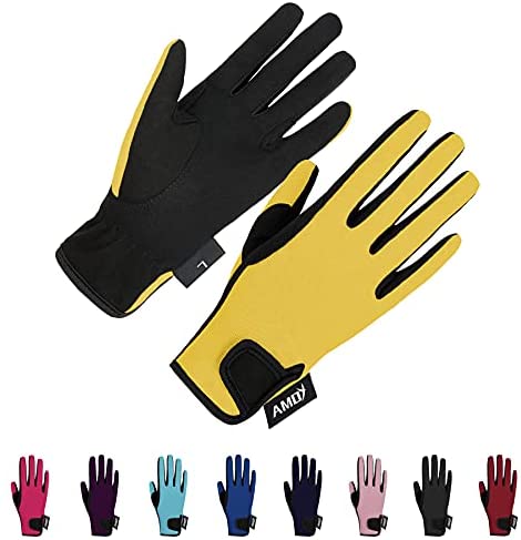 Kids Horse Riding Gloves Breathable Sport Mitts