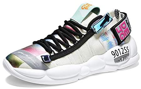 QZHIHE Womens Sneakers Slip on Casual Shoes Breathable Shiny Colorful Athletic Running Walking Shoes