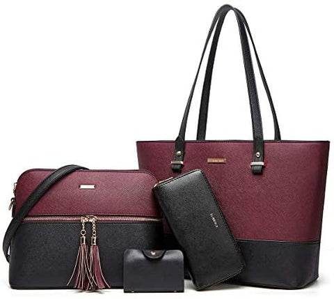 Women Fashion Handbags Set 4pcs