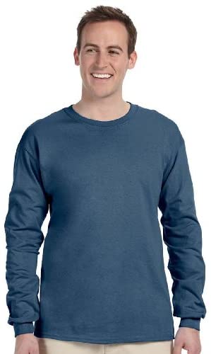 Gildan Men's Ultra Long Sleeve Rib-Knit Cuffs T-Shirt