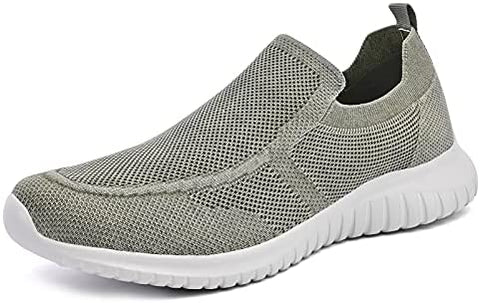 konhill Men's Walking Shoes Athletic Tennis Comfortable Slip-on Loafer Sneakers