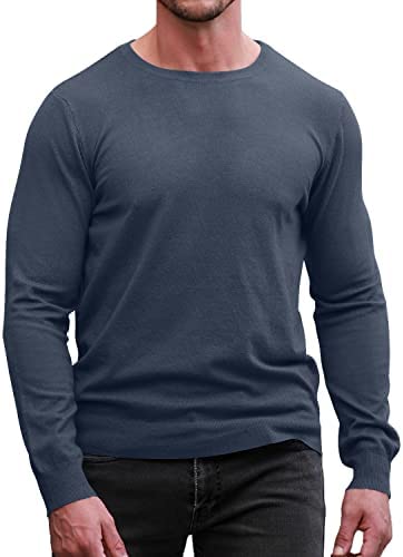 Men's Casual Slim Fit Basic Sweaters for men