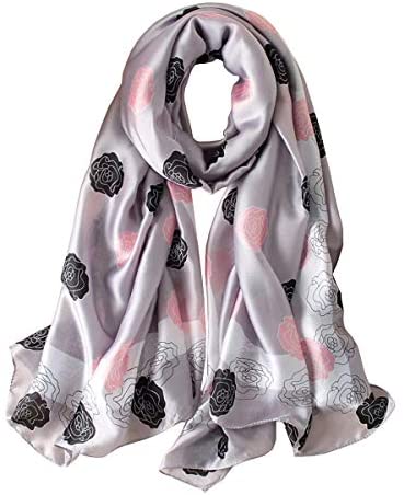 YMXHHB Silk Scarf 100% Mulberry Silk Fashion Scarves Long Lightweight Shawl Wrap …