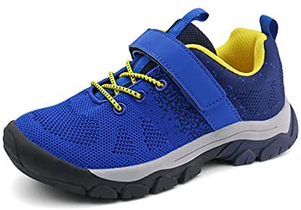 brooman Kids Hiking Shoes Boys Girls Trail Running Shoes Outdoor Walking Sneakers