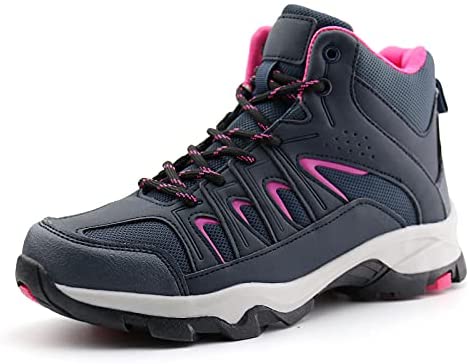 Womens Mid Hiking Boots Lightweight Outdoor Trekking Shoes