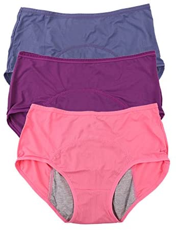 YOYI FASHION Women Mesh Holes Breathable Leakproof Period Panties Mulit Pack US Size XXS-4XL/11
