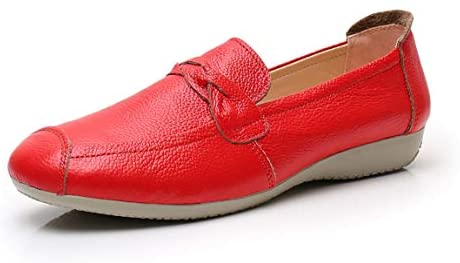 VenusCelia Women's Braid Dance Flat Shoe
