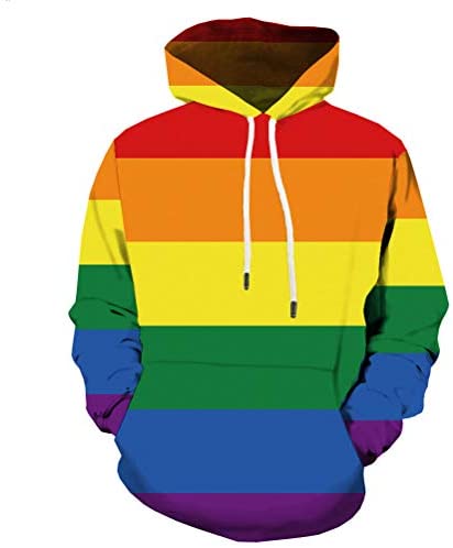 Unisex Funny 3D Hoodies Pullover Hooded Sweatshirt with Pockets Long Sleeve