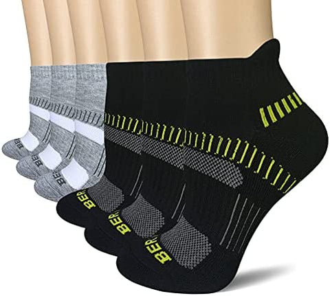 Women's Performance Athletic Ankle Running Socks (6 Pairs)