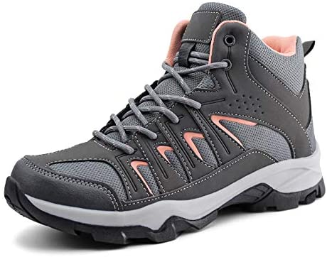 Womens Mid Hiking Boots Lightweight Outdoor Trekking Shoes