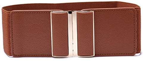Beltox Womens 3" Wide Belt Elastic Stretch Cinch Waistband Lady Cummerband
