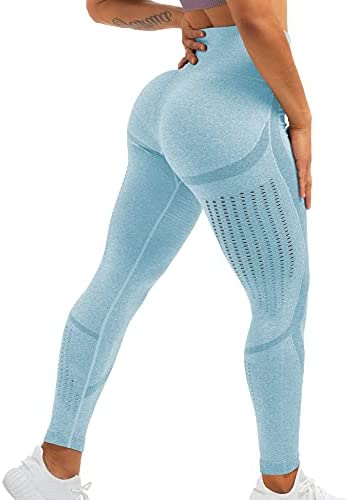 Women High Waisted Seamless Yoga Pants