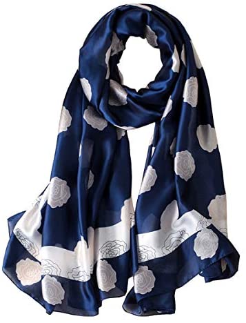 YMXHHB Silk Scarf 100% Mulberry Silk Fashion Scarves Long Lightweight Shawl Wrap …