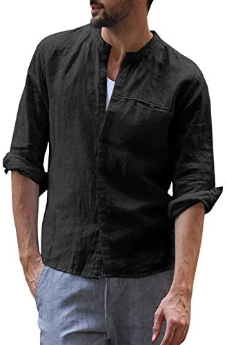 Men's Cotton Long Sleeve Shirt