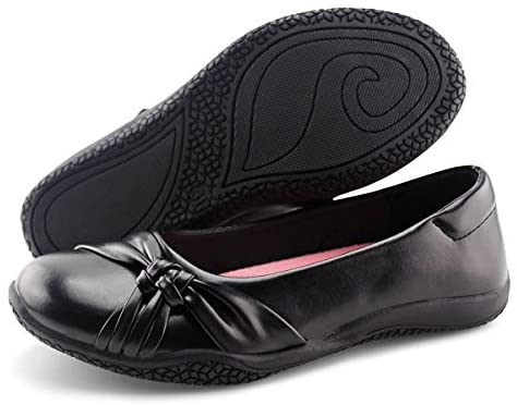 Girls School Uniform Shoes Mary Jane Flats (Toddler/Little/Big Kids)