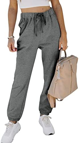 Fleece Joggers for Women Athletic Sweatpants Fall Clothes Comfy Lounge Pajamas Yoga Pants with Pockets