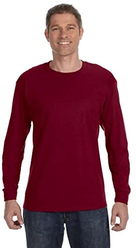 Gildan Heavy Cotton 100% Cotton Long Sleeve T-Shirt.