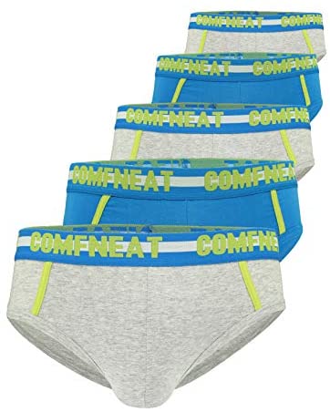 Men's 5-Pack Briefs Cotton Spandex Stretchy Ultra Soft Comfy Underwear