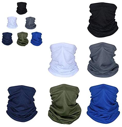 2 PCS Unisex Seamless Neck Gaiters Balaclava