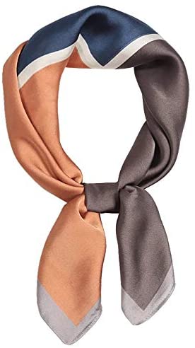 Natural Silk Neckerchief Digital Printed Headscarf