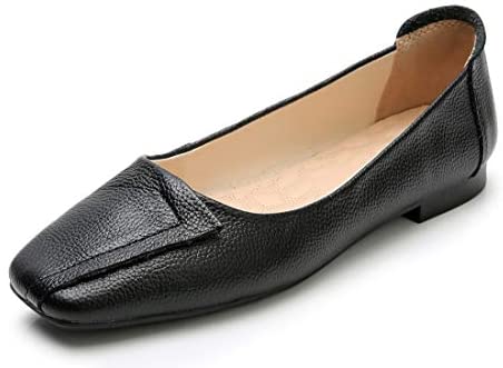 VenusCelia Women's Plain Dance Flat Shoe