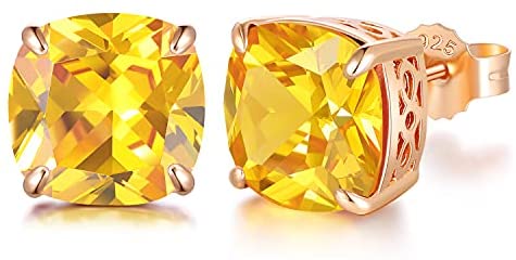 Morning Dew Rose Gold-Plated Stud Earrings