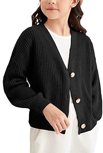 Girls V Neck Casual Sweater