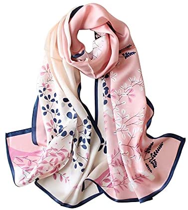 100% Mulberry Silk Long Scarf for Women