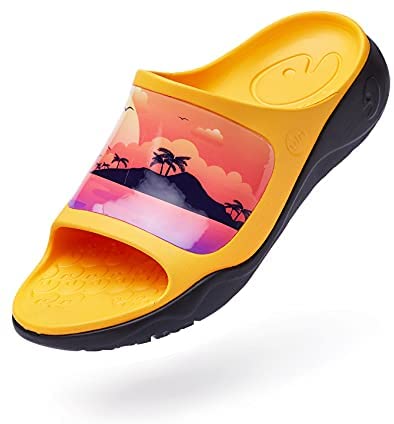 UIN Men's Casual Sandals Comfort Slippers Soft Quick Drying Non-Slip for Beach, Outdoor & Indoor Summer Vibe