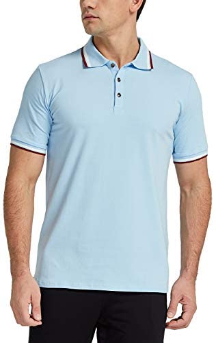 Men's Polo Shirt Long/Short Sleeve Casual Slim-fit Cotton Tee Top
