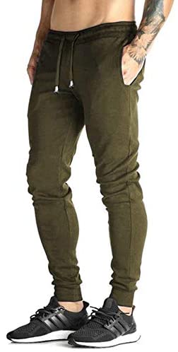 Men's Athletic Sweatpants Slim Fit Fitness Active Running Joggers Pants