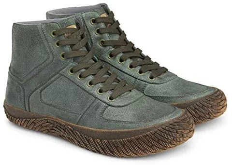 Hybrid Green Label Men's Drifter High Top Athletic Casual Tennis Hiking Walking Working Shoes, Sneakers, and Boots